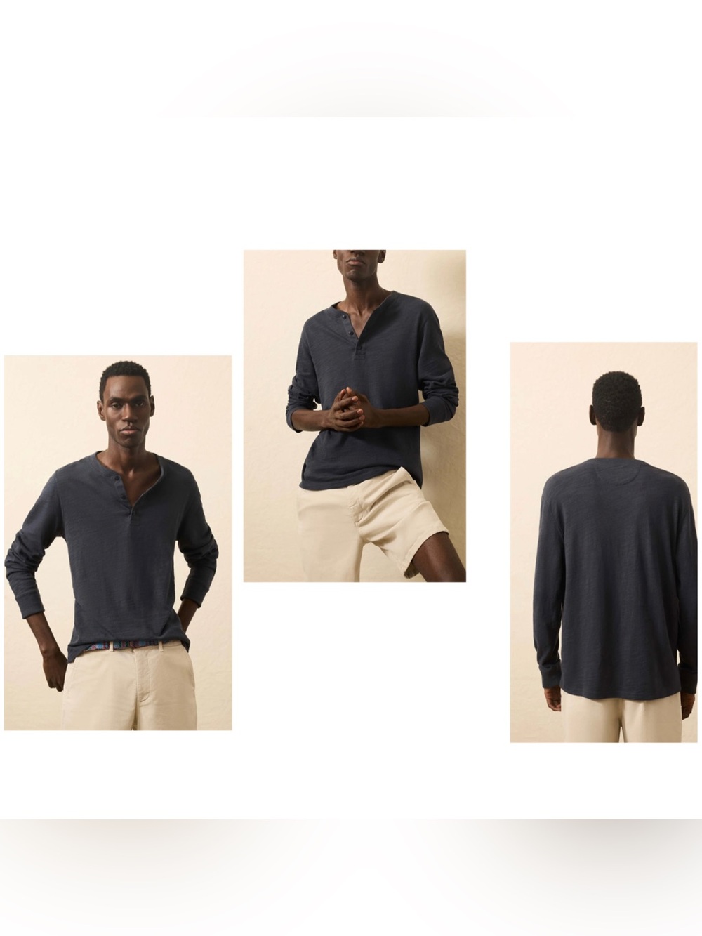Sunwashed Slub Henley